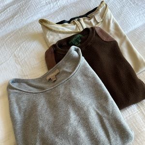 Banana Republic & Ralph Lauren Sweater Bundle, size Small